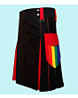 Gay Pride Rainbow Utility Hybrid Kilt