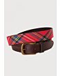 royal stewart tartan belt brown